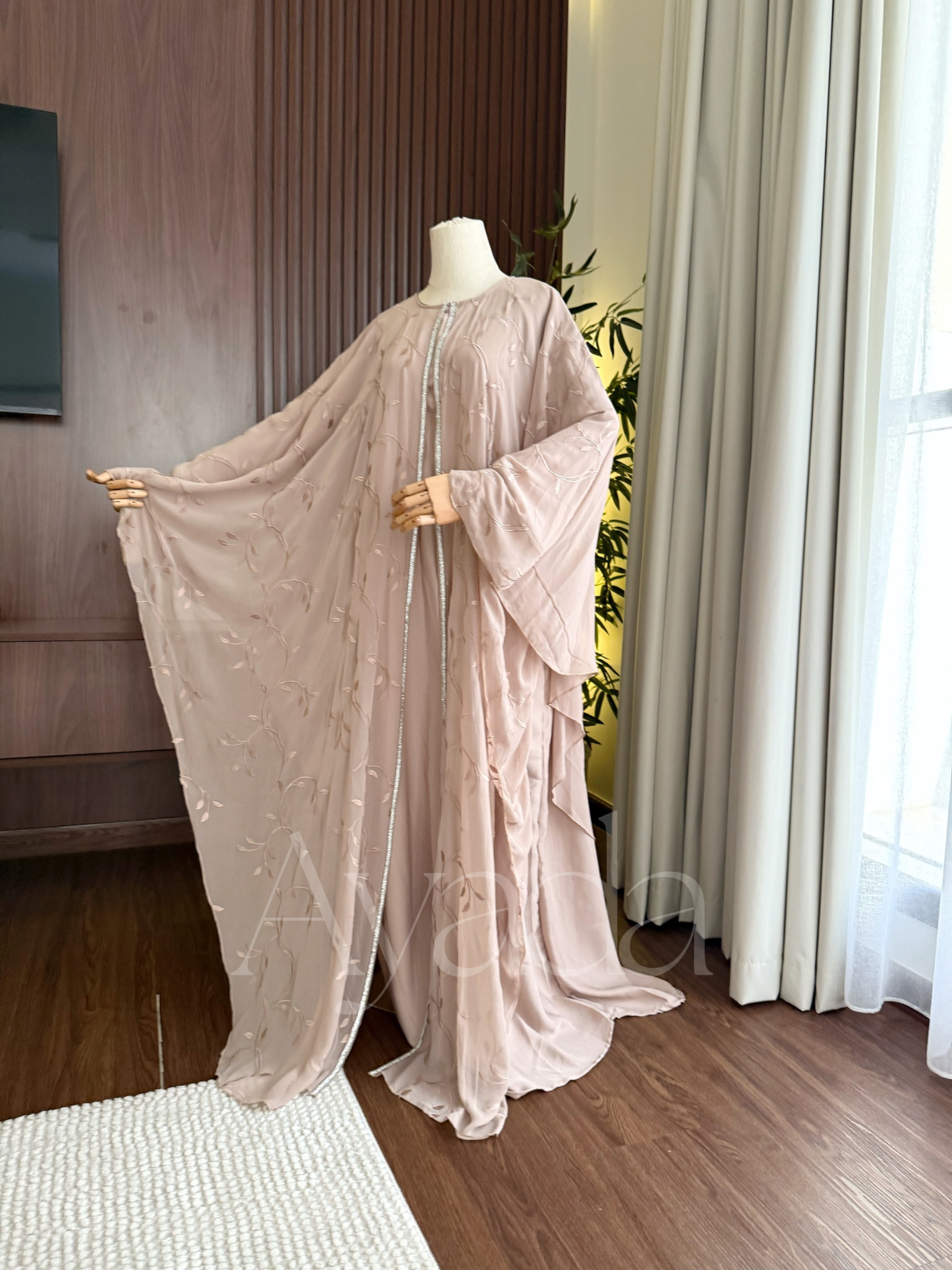 Abaya Rawhaa + Free Hijab