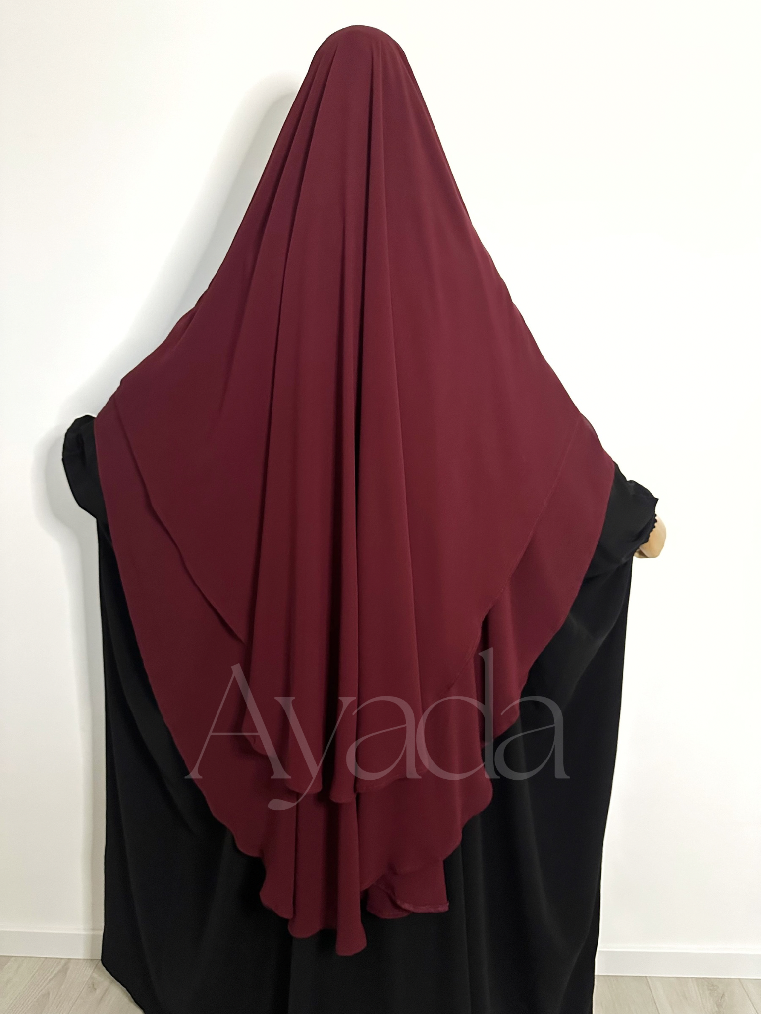 Khimar 2 rounded veils Muslin