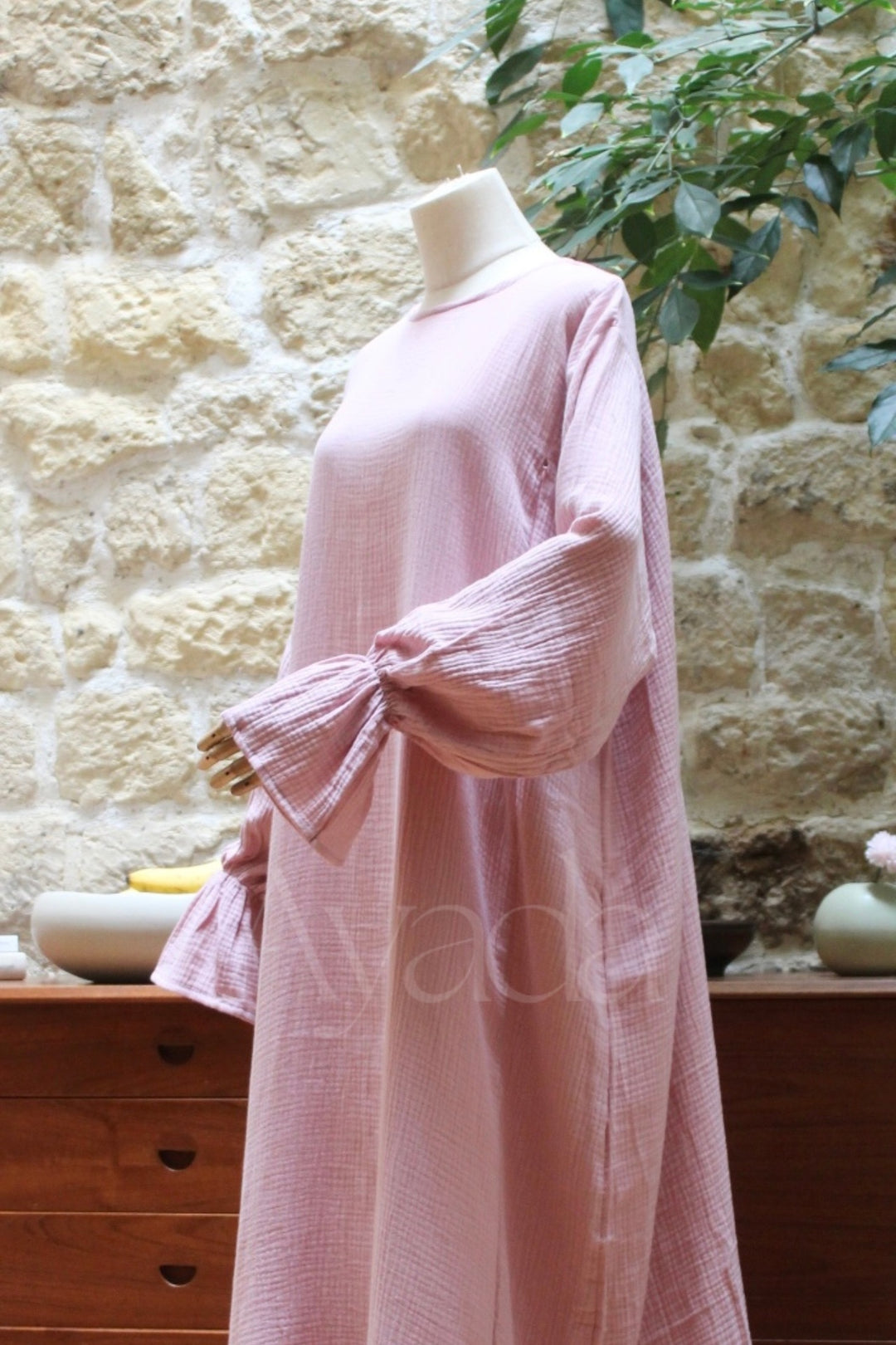 Abaya Yuna Gaze de coton