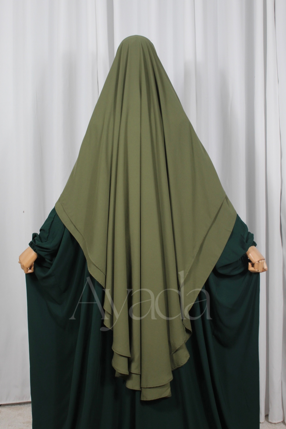 Khimar 2 voiles Whoolpeach Royal