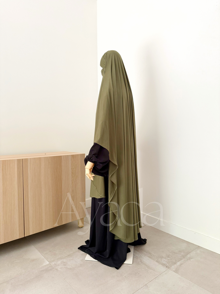 Maxi Khimar Jersey Premium Long Arrondi