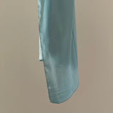 Striped textured satin hijab