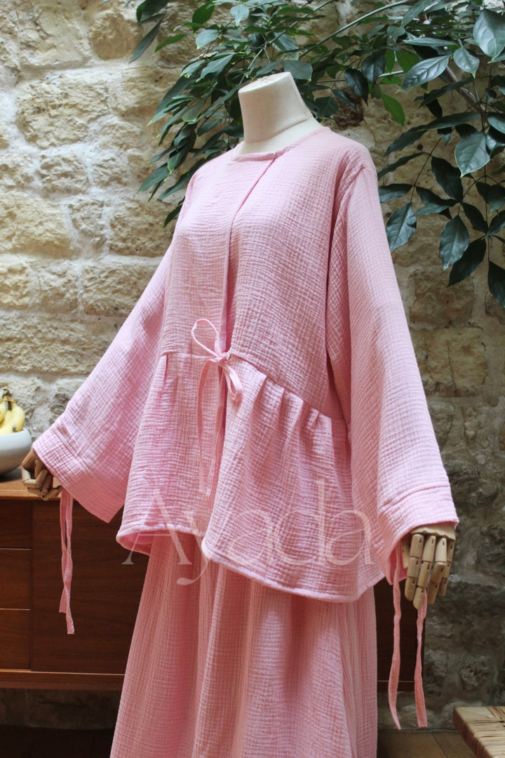 Kimono Hana Gaze de coton