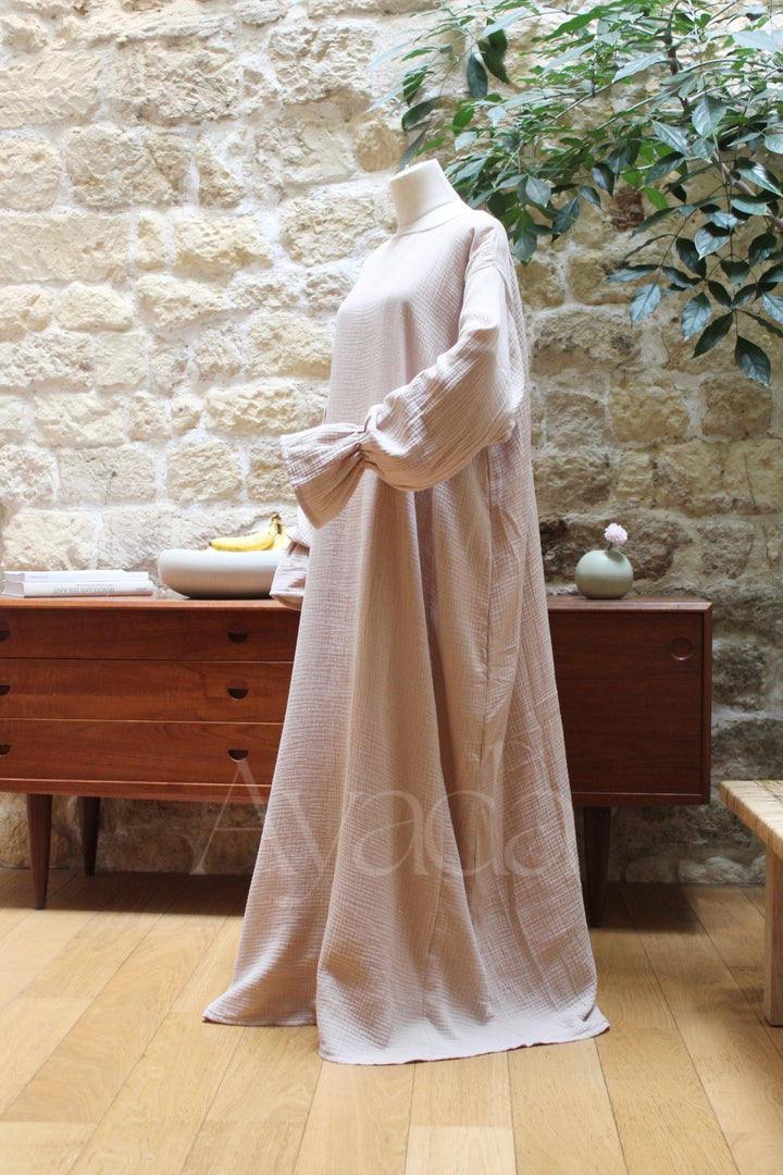 Abaya Yuna Gaze de coton