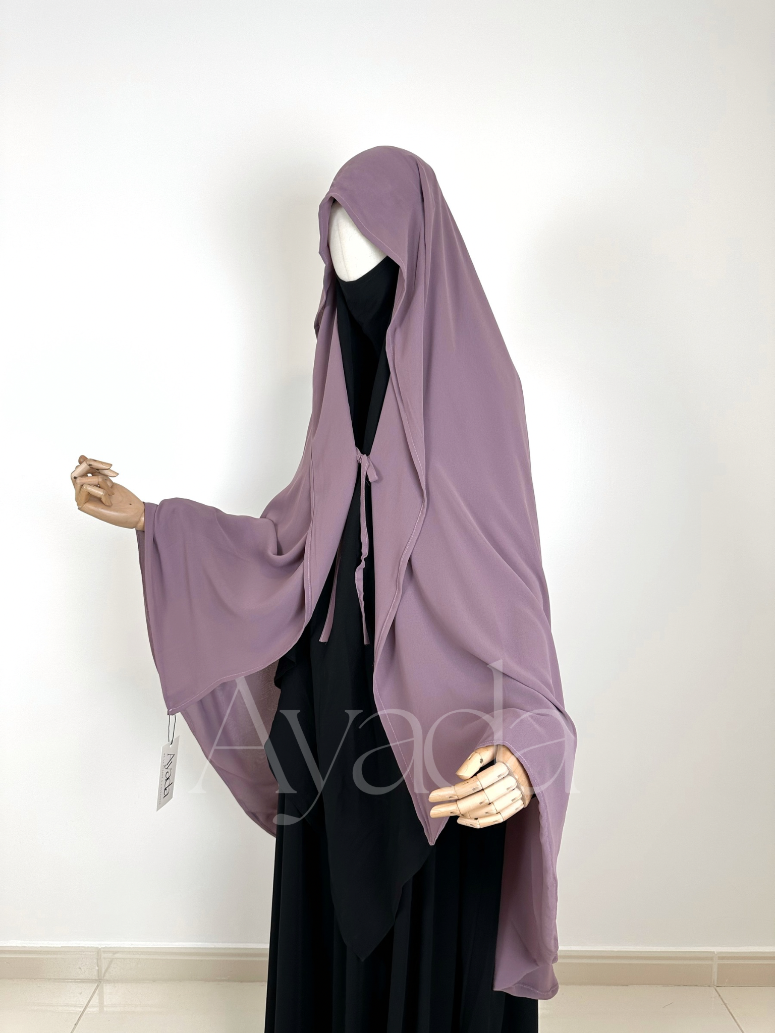 Rounded Haya Cape Muslin