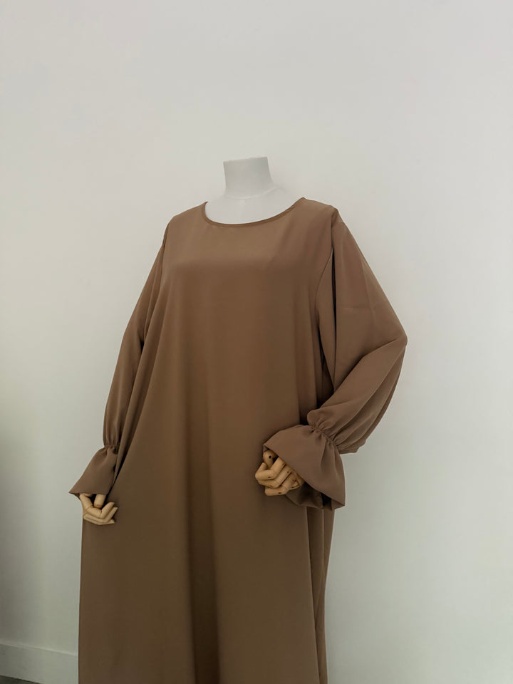 Abaya Manche Tulipe