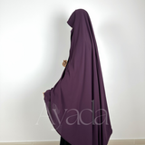 Haya – Abgerundeter Chiffon-Umhang