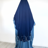 Khimar 2 runde Schleier Musselin