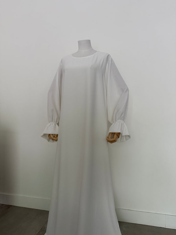 Abaya Manche Tulipe