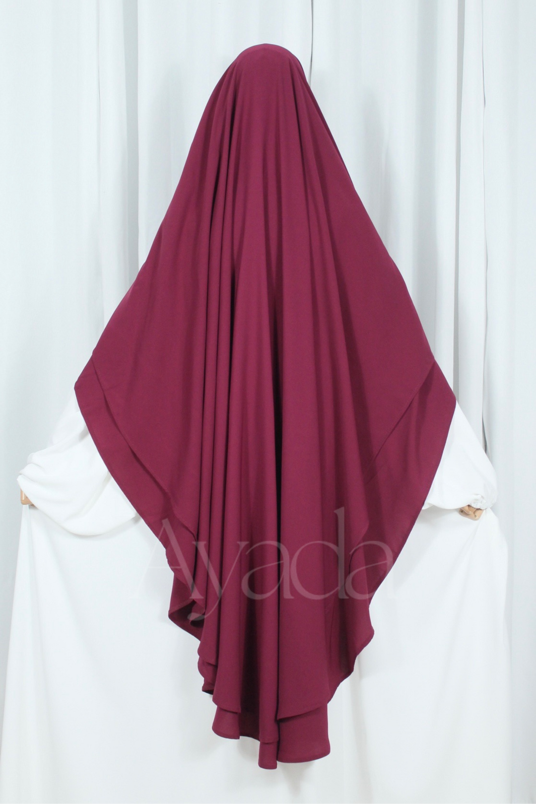 Khimar 2 voiles Whoolpeach Royal