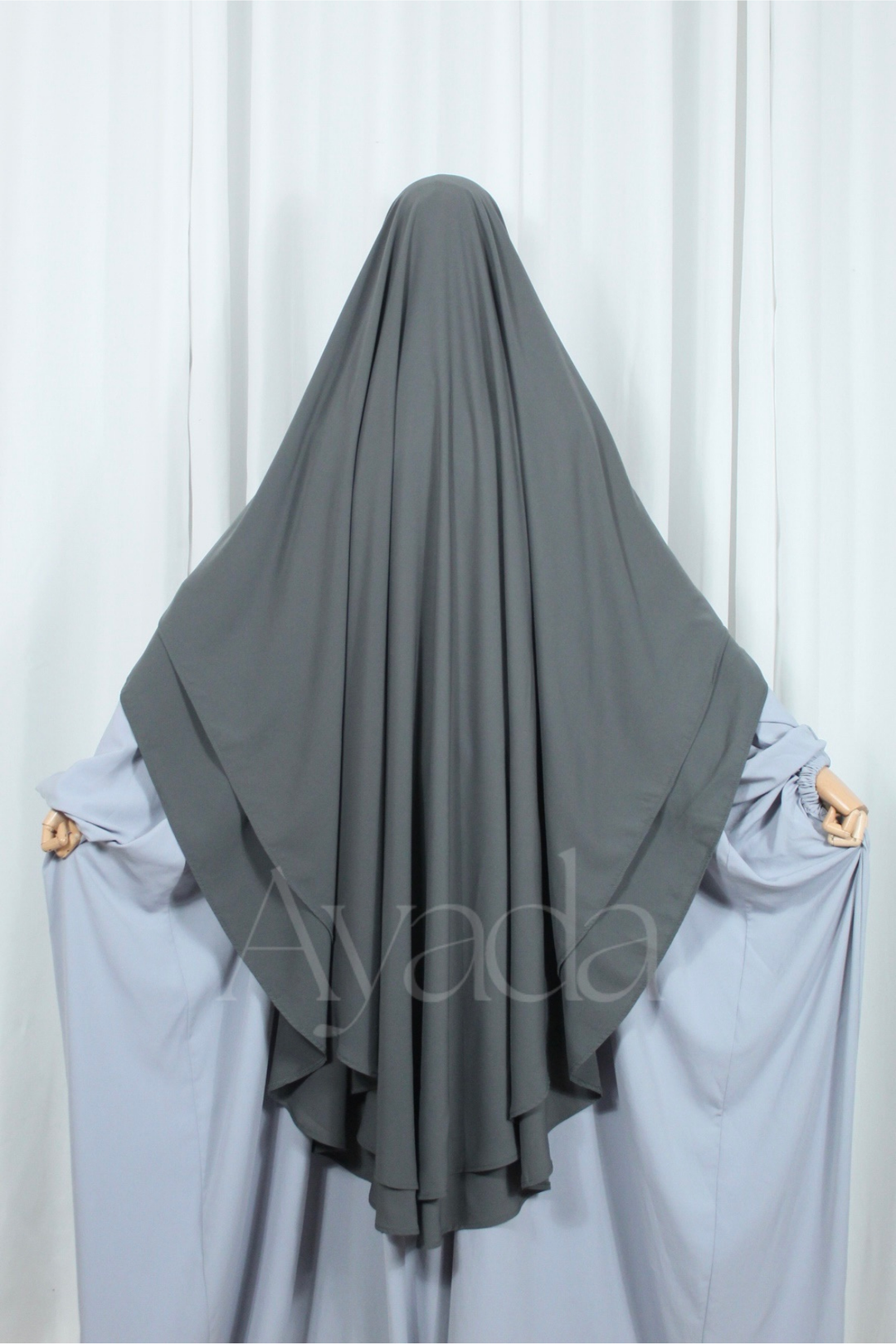 Khimar 2 voiles Whoolpeach Royal