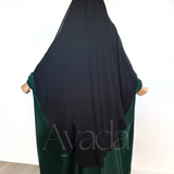 Khimar 2 runde Schleier Musselin