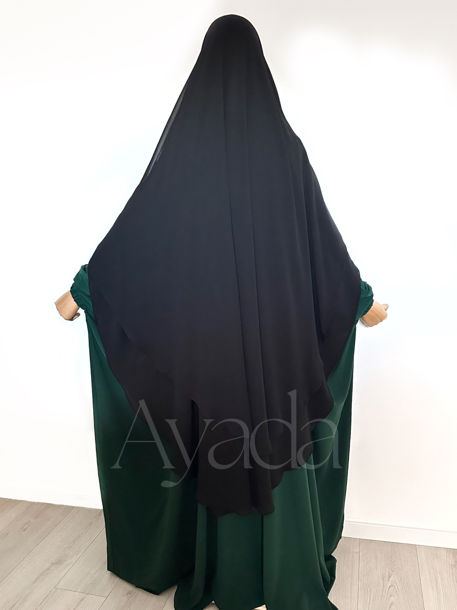 Khimar 2 rounded veils Muslin