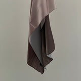 Satin hijab with rhinestones