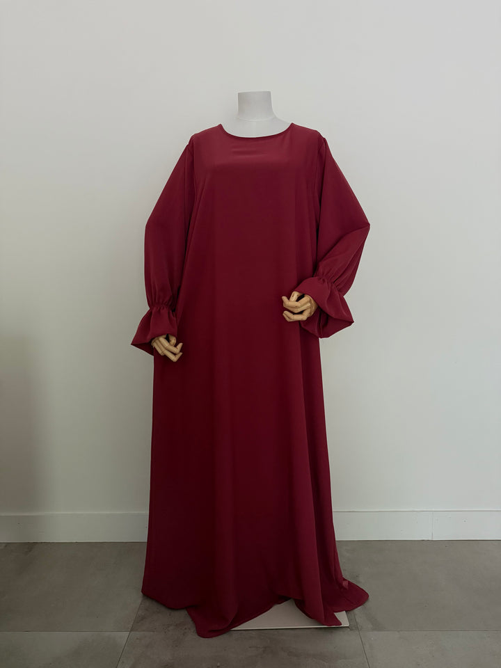 Abaya Manche Tulipe