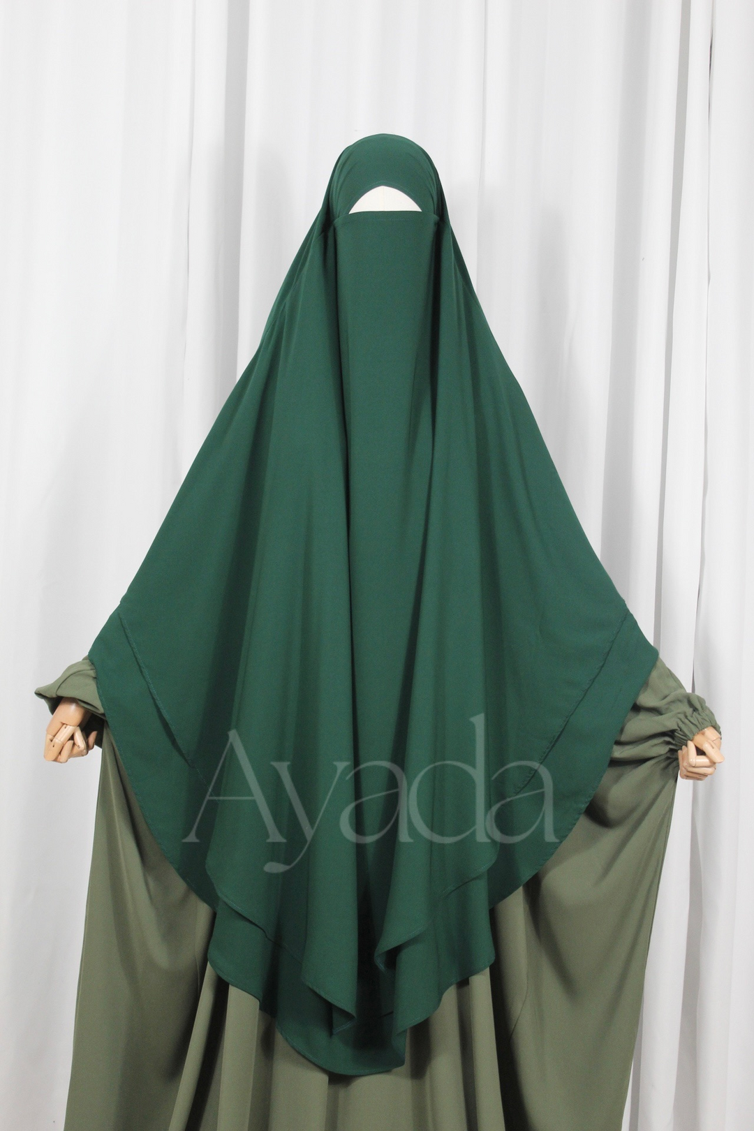 Khimar 2 voiles Whoolpeach Royal