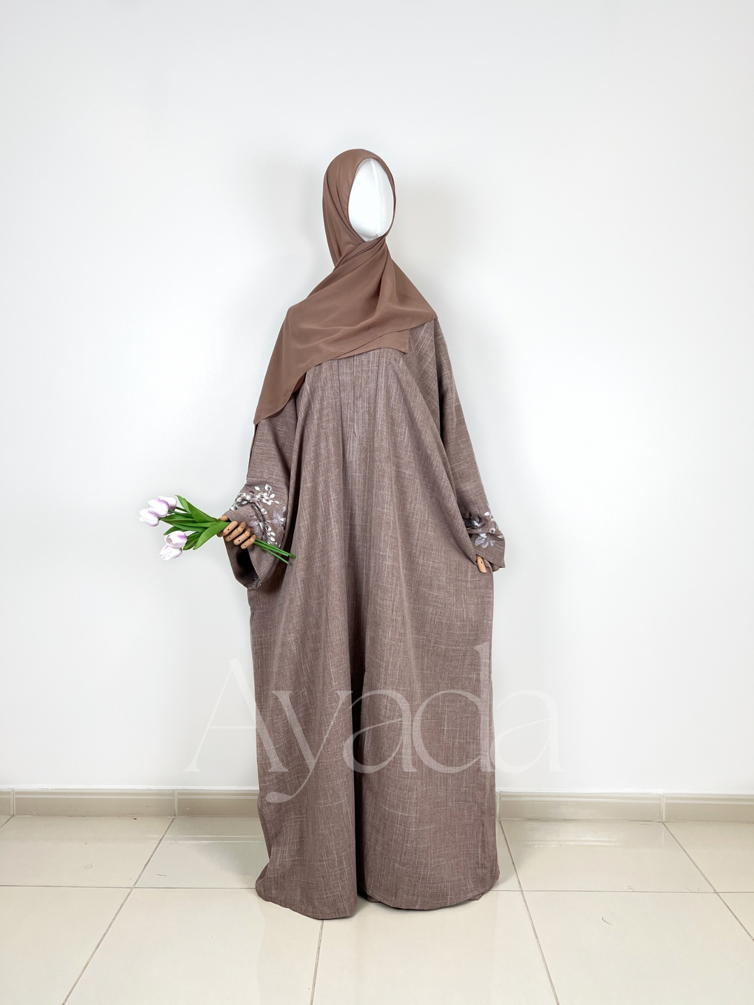 Abaya Warda Pink