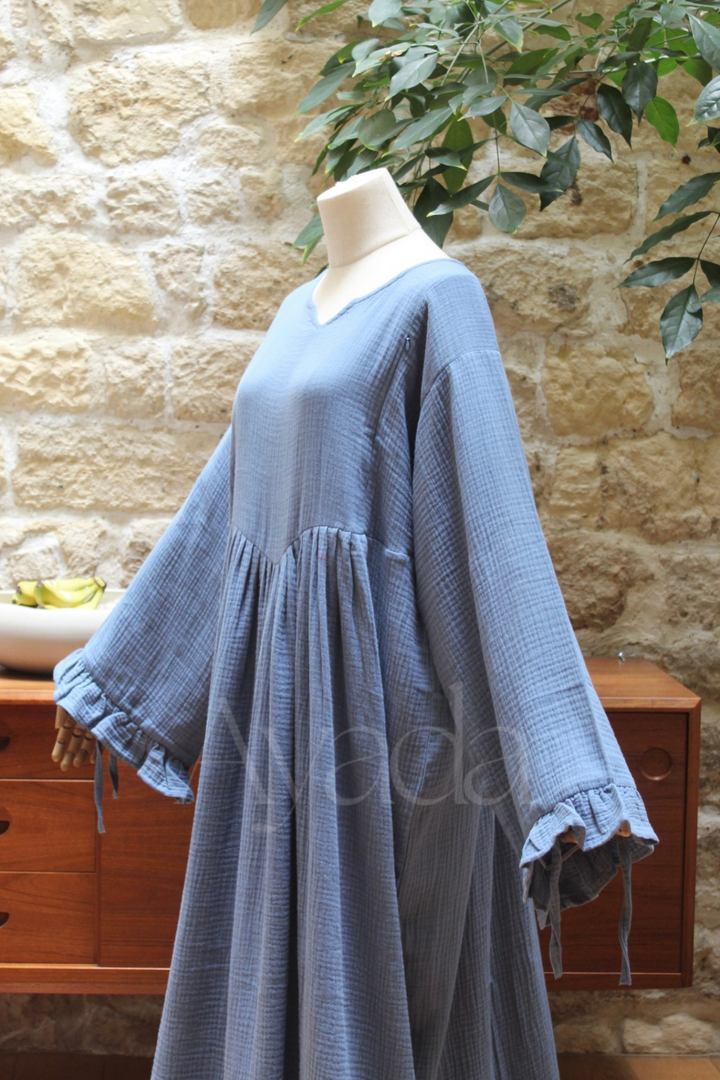 Abaya Sakura Gaze de coton