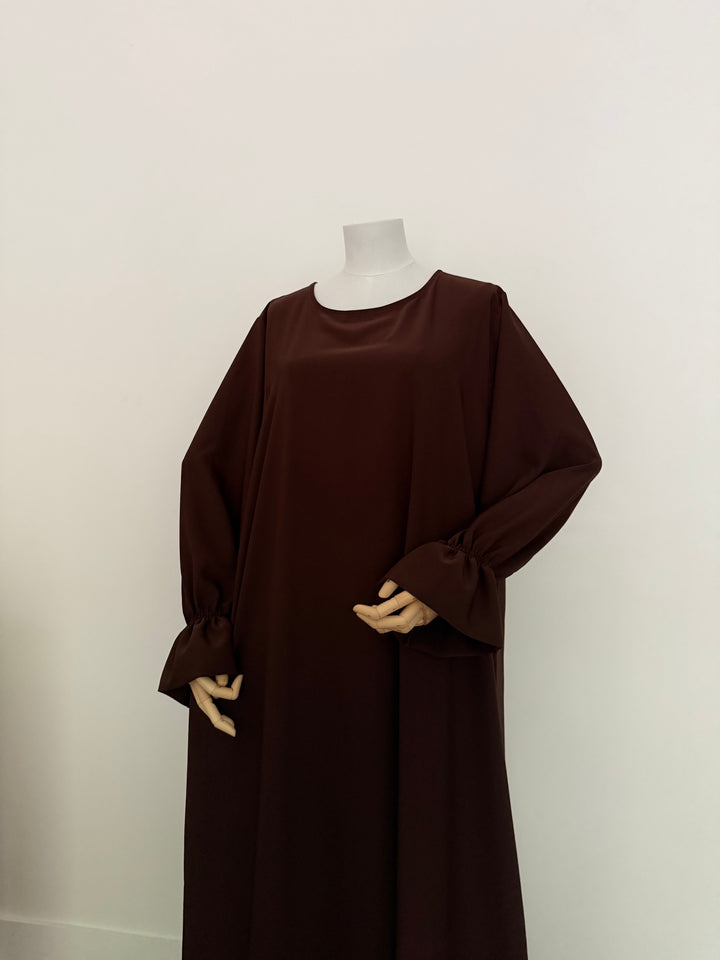Abaya Manche Tulipe