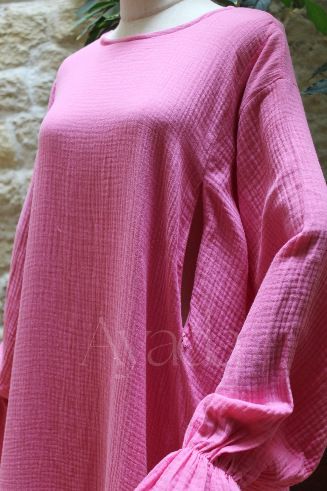 Abaya Yuna Gaze de coton