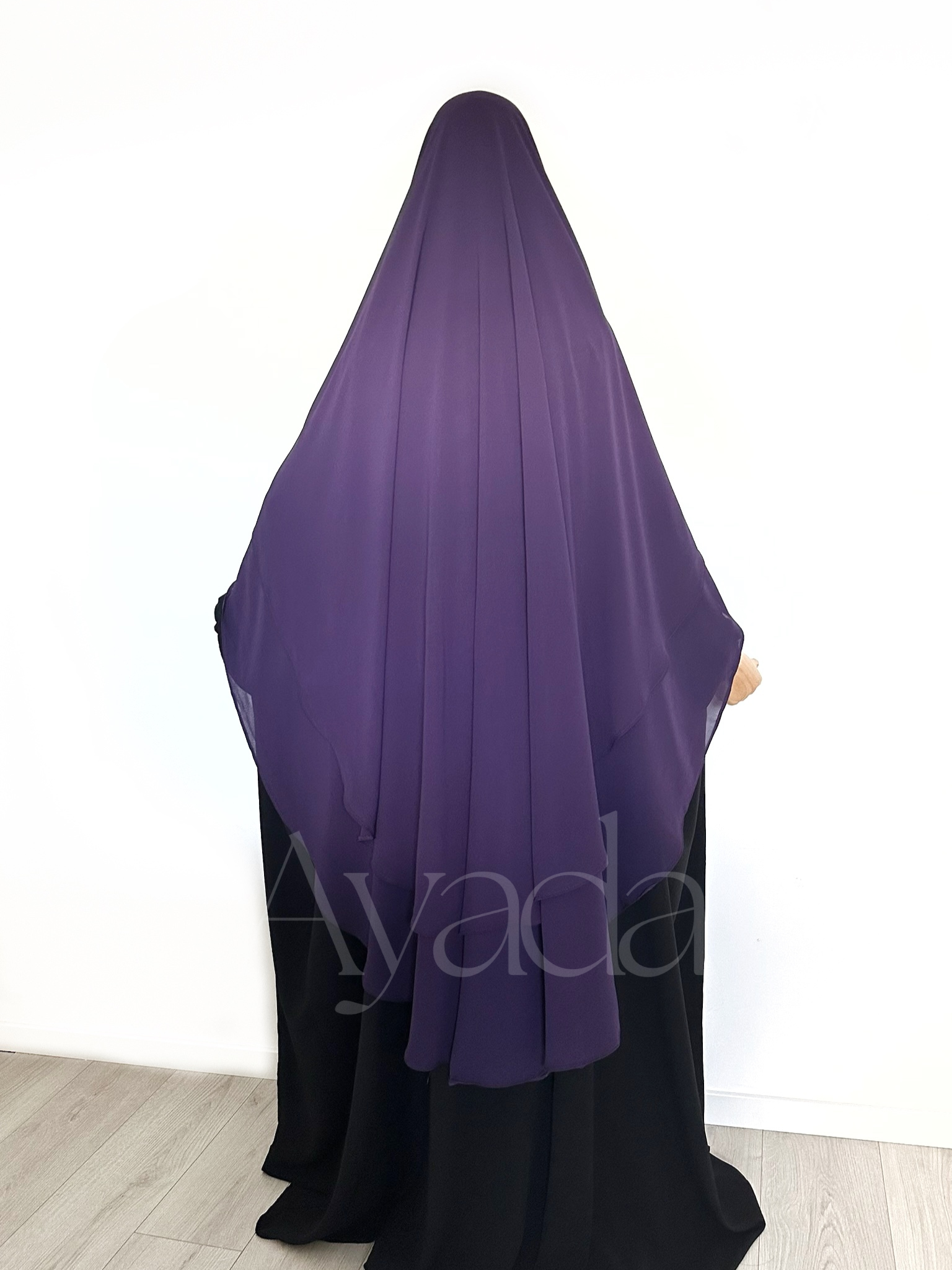 Khimar 2 rounded veils Muslin
