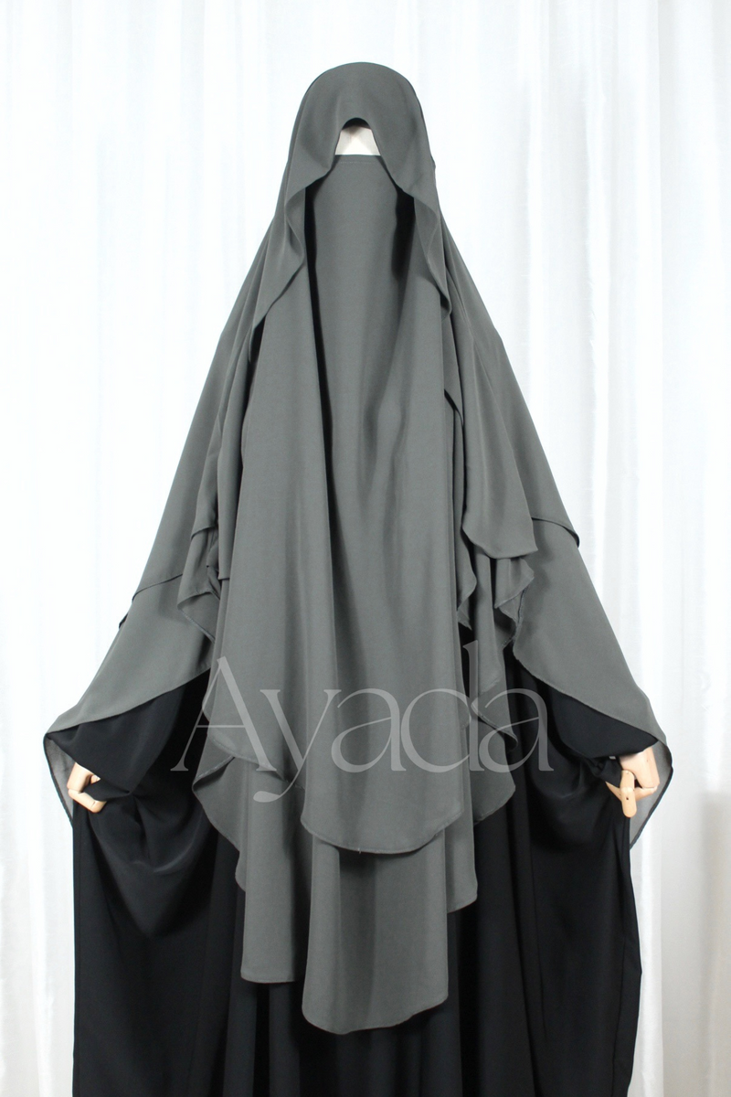 Khimar Butterfly arrondi