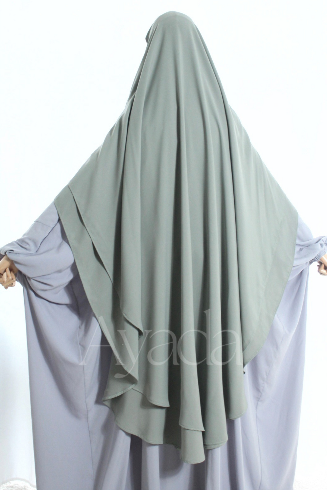 Khimar 2 voiles Whoolpeach Royal