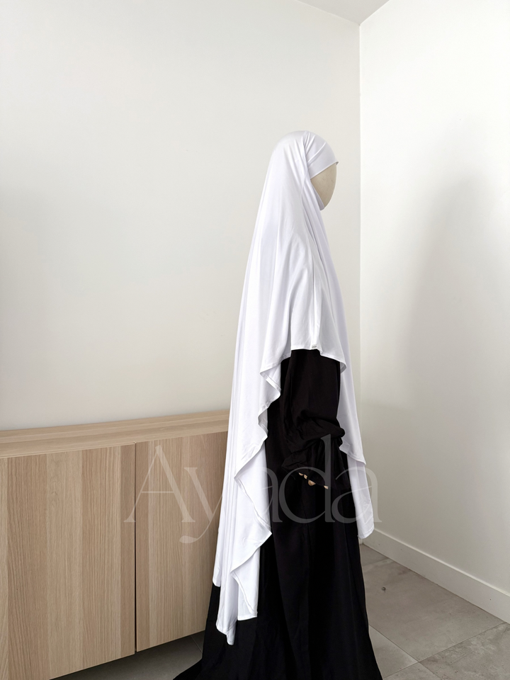 Maxi Khimar Jersey Premium Lang Abgerundet