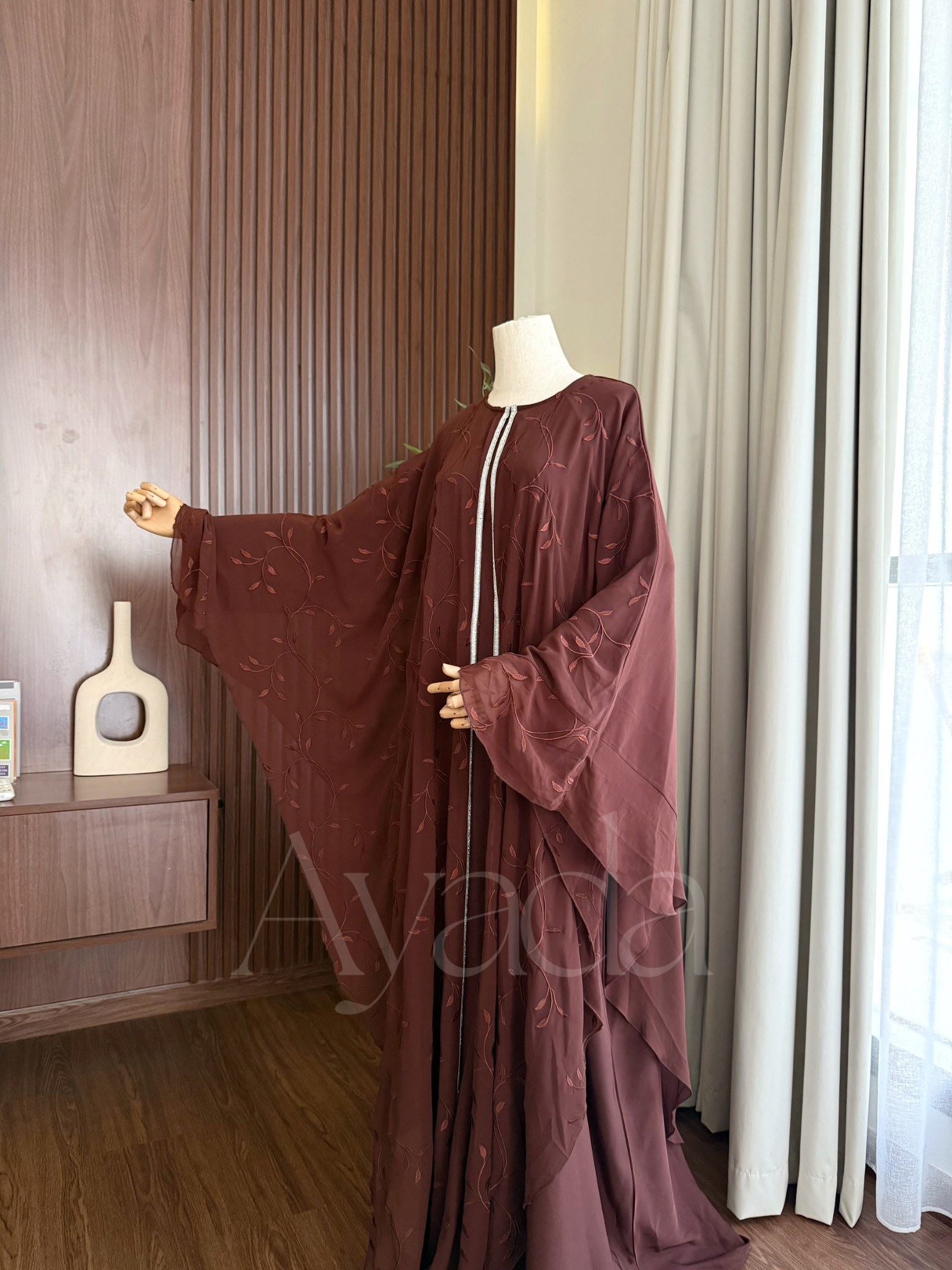 Abaya Rawhaa + Free Hijab