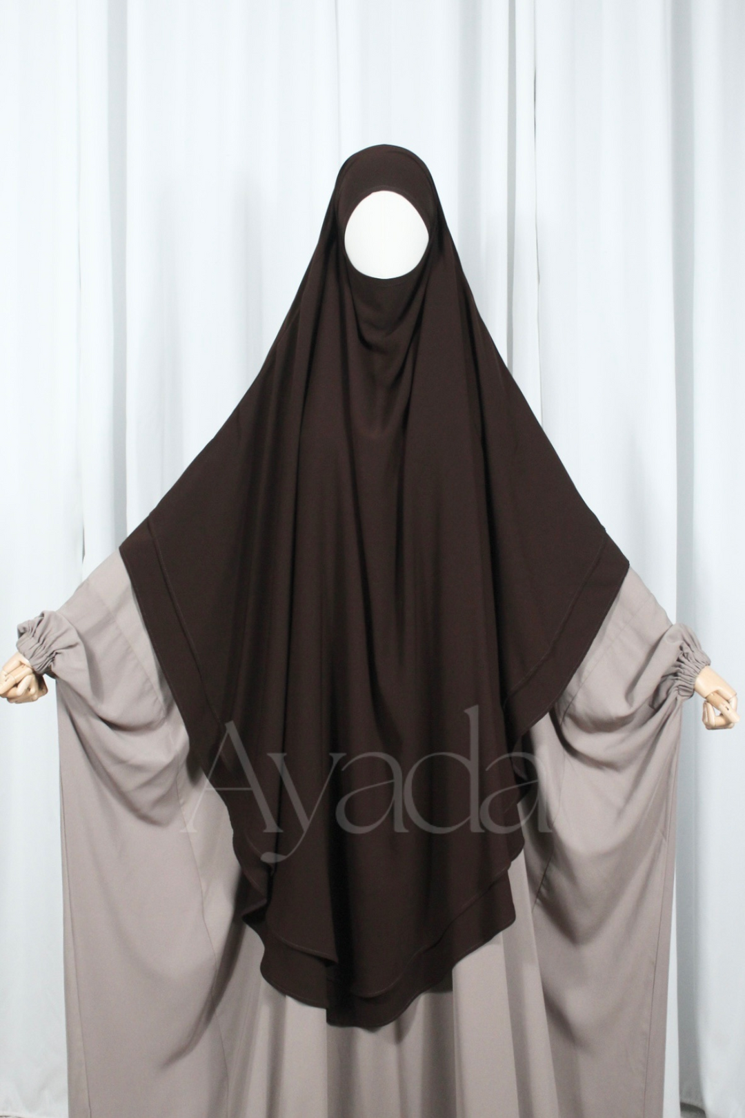 Khimar 2 voiles Whoolpeach Royal