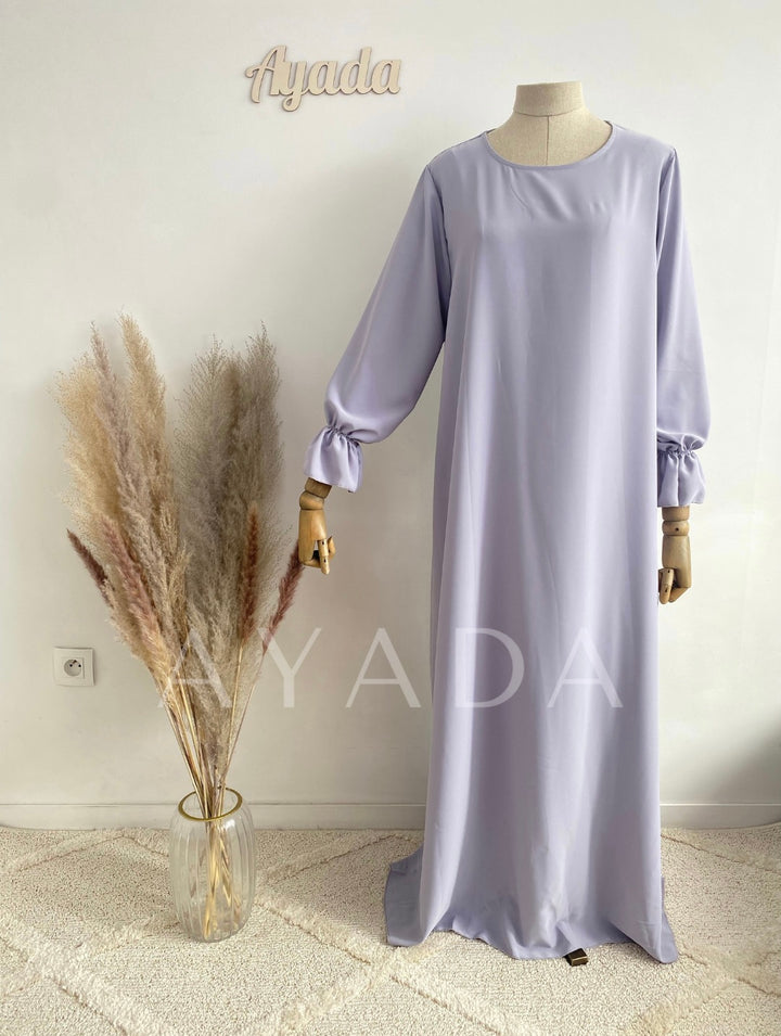 Abaya Manche Tulipe