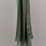 Striped textured satin hijab