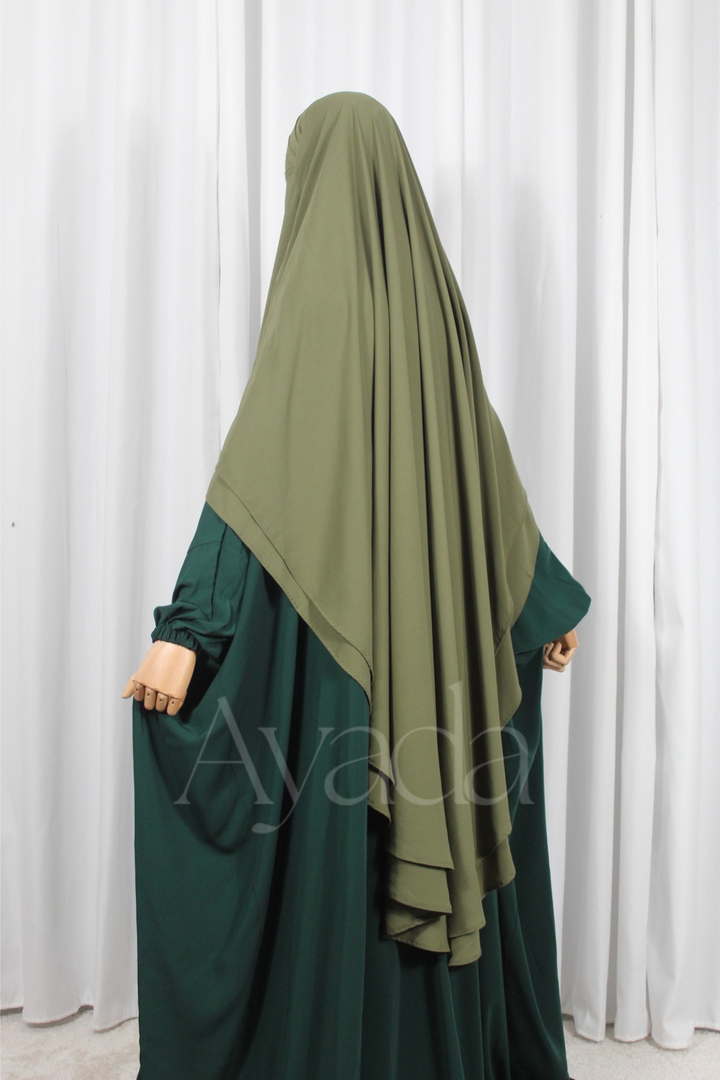 Khimar 2 voiles Whoolpeach Royal