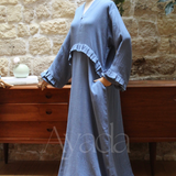 Abaya Ayam Cotton Gauze