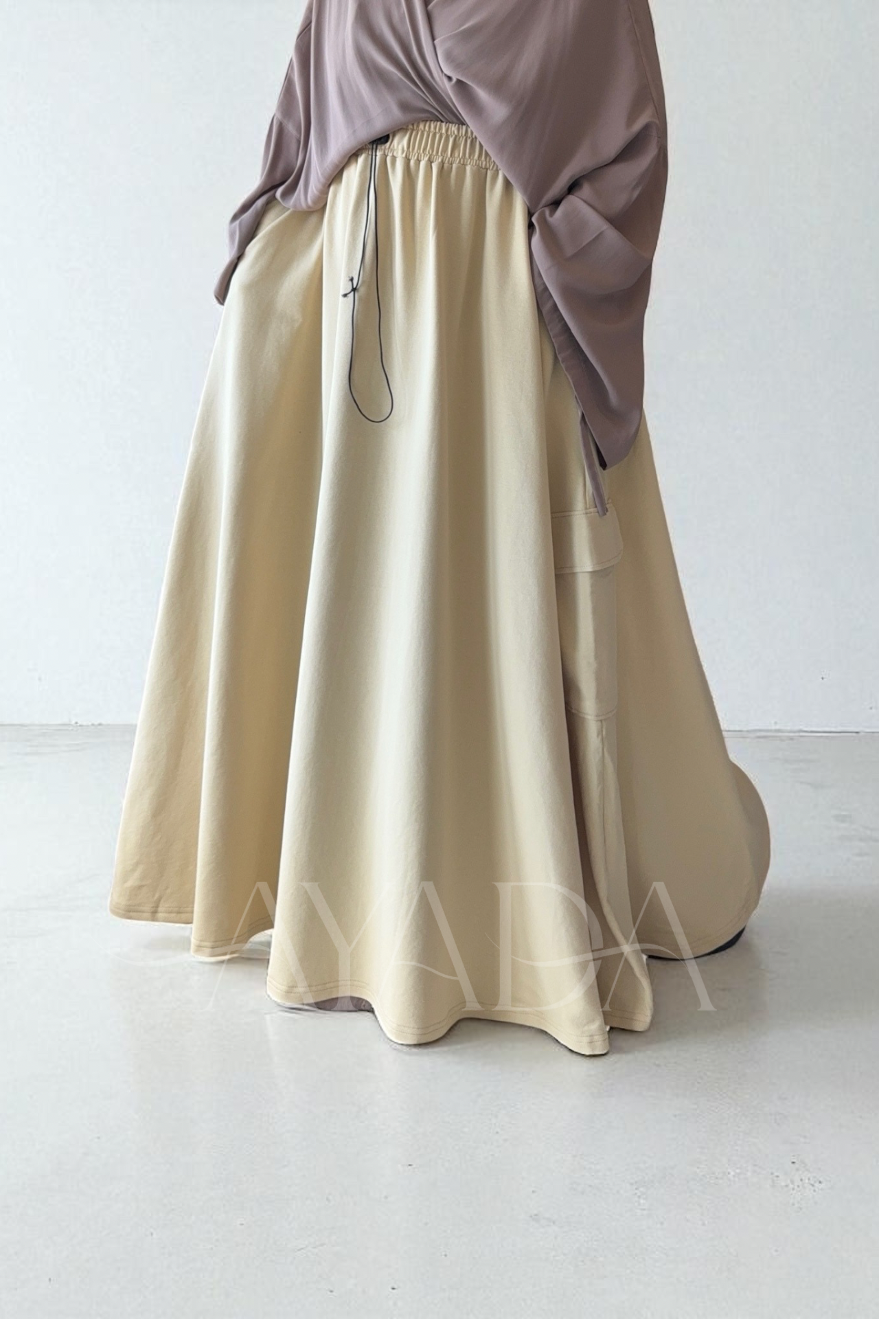 FLEECE CARGO SKIRT