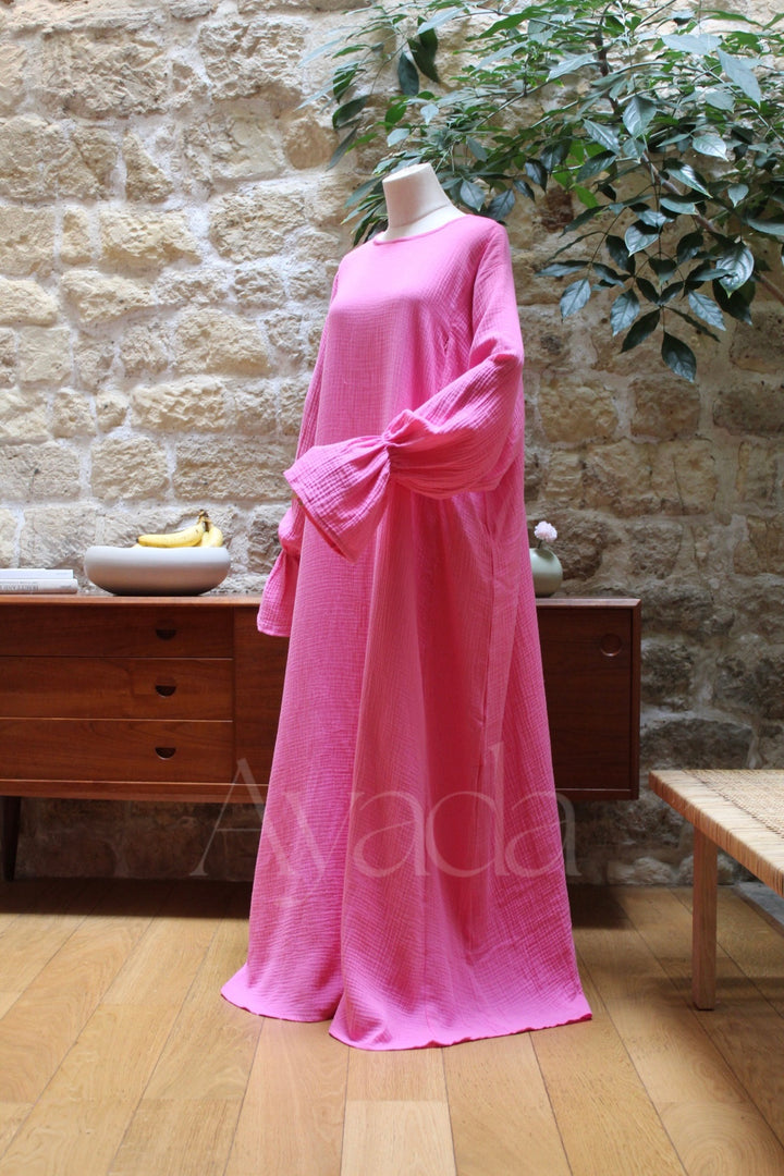 Abaya Yuna Gaze de coton