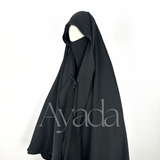 Abgerundeter Haya Cape Medina Seide