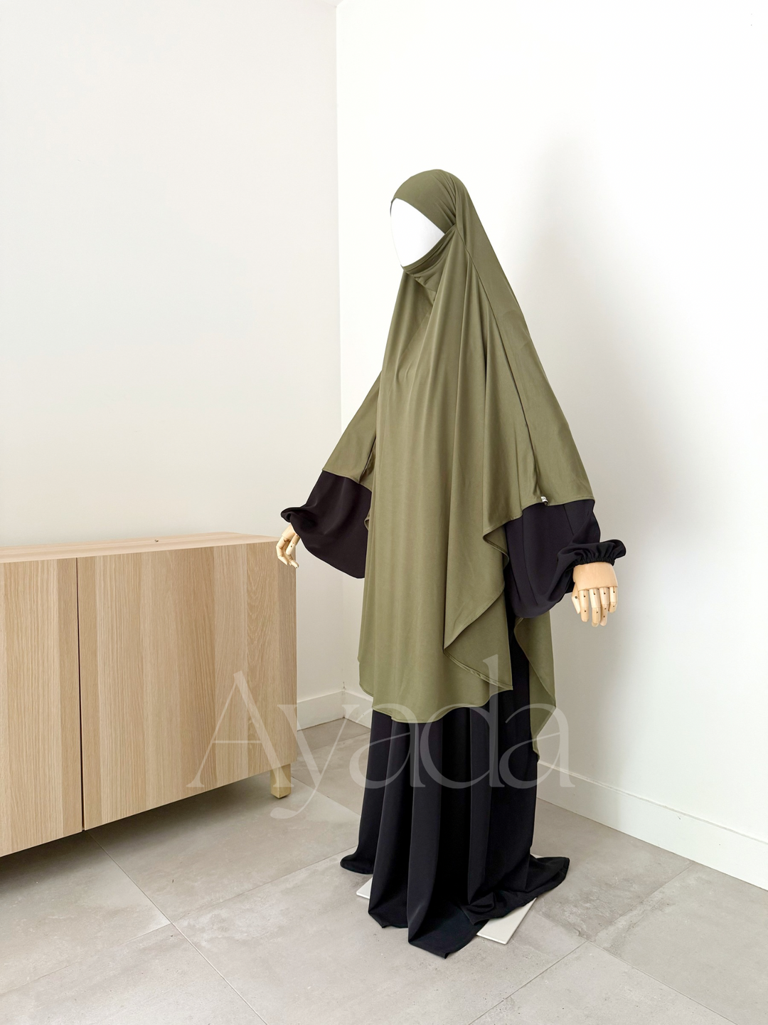 Maxi Khimar Jersey Premium Long Arrondi