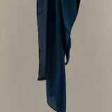 Striped textured satin hijab