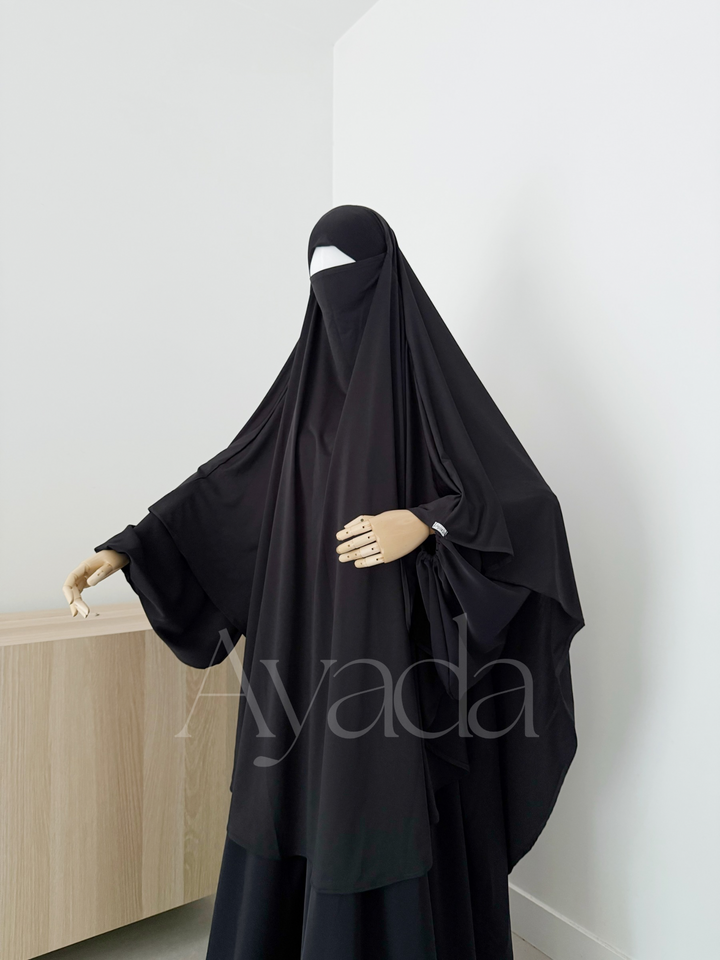 Maxi Khimar Jersey Premium Long Arrondi