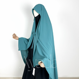 Haya – Abgerundeter Chiffon-Umhang