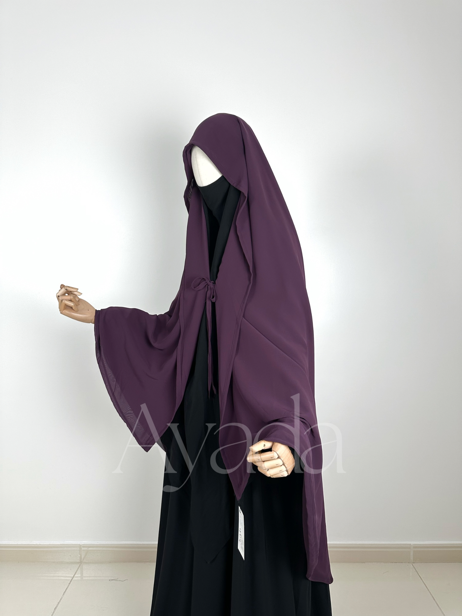 Rounded Haya Cape Muslin