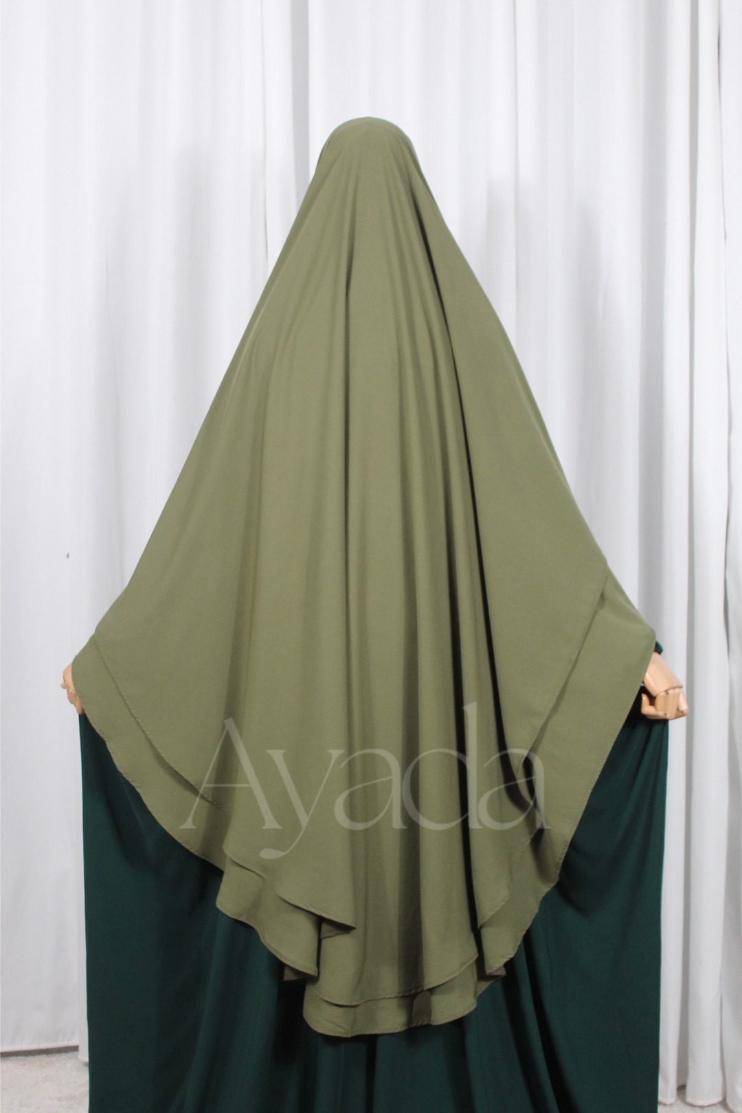 Khimar 2 voiles Whoolpeach Royal