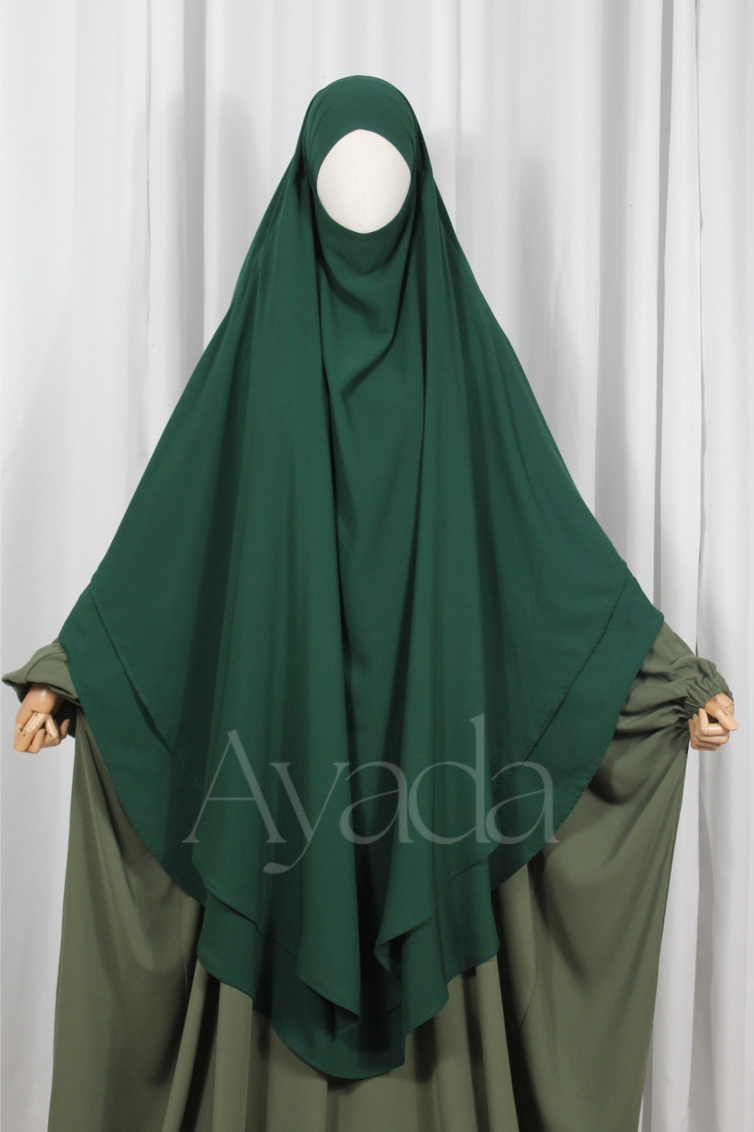 Khimar 2 voiles Whoolpeach Royal