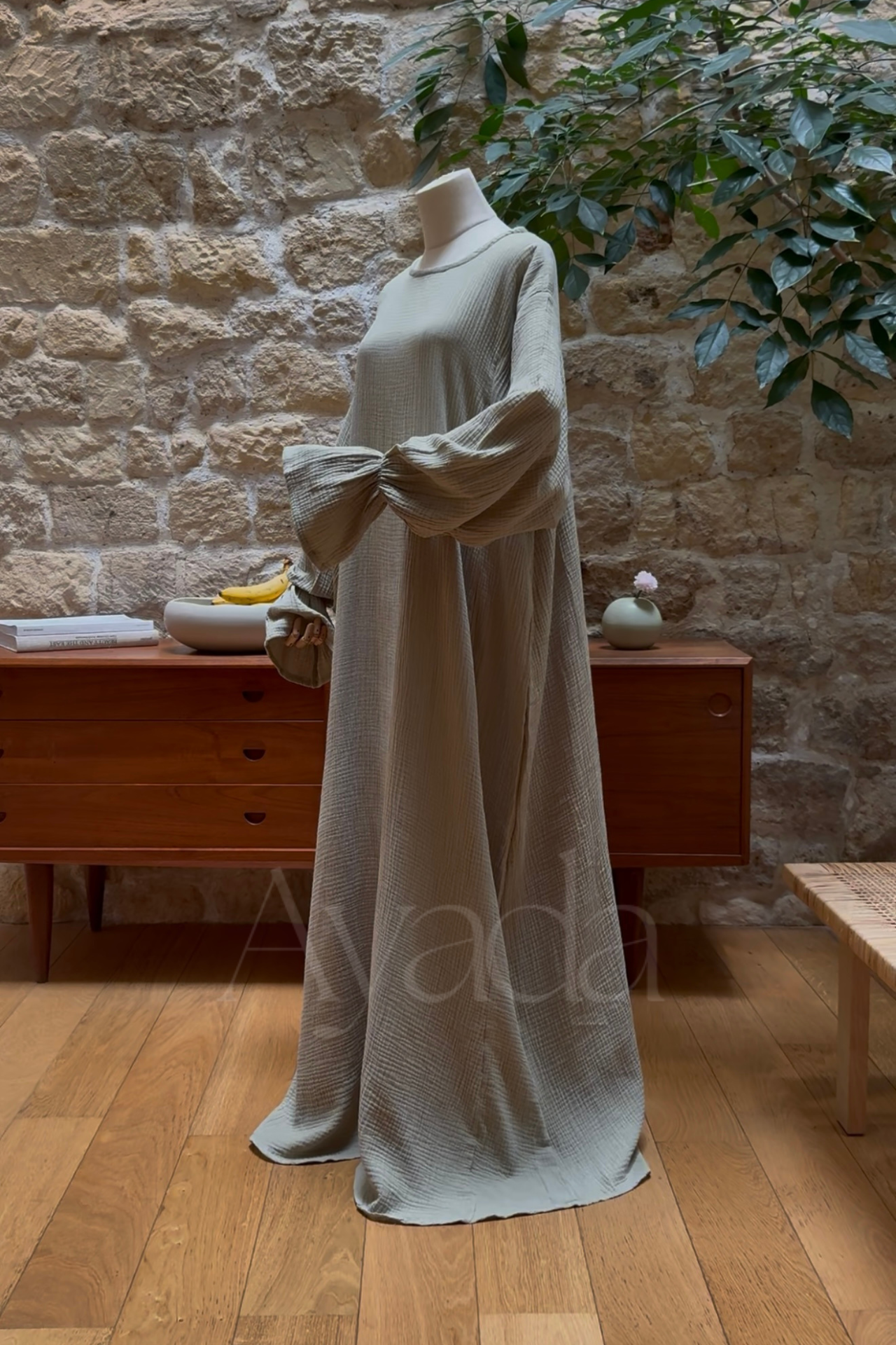 Abaya Yuna Cotton Gauze