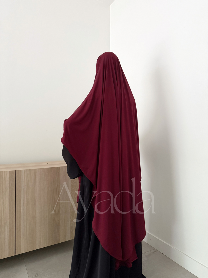 Maxi Khimar Jersey Premium Long Arrondi