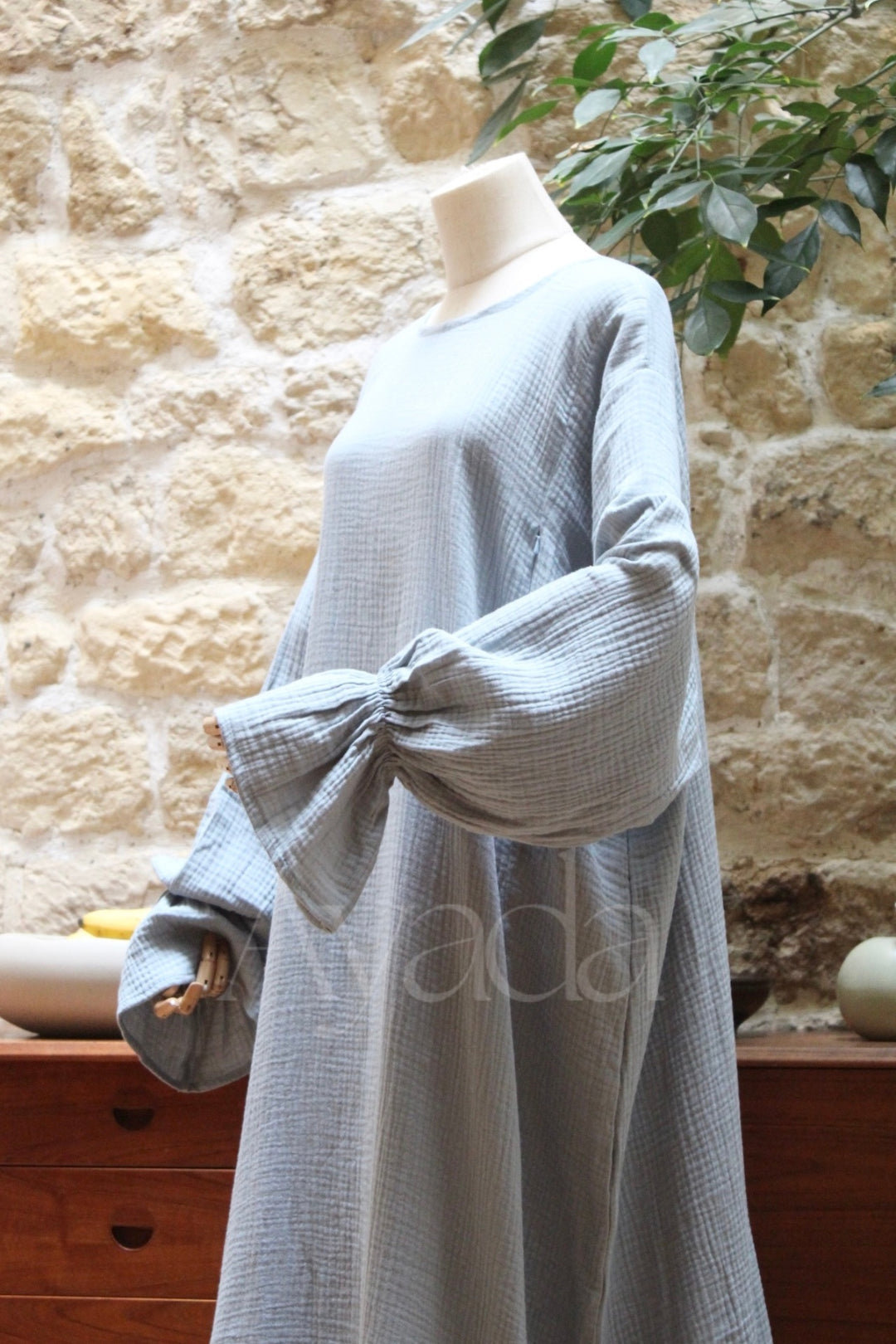Abaya Yuna Gaze de coton
