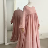 Abaya mit Ballonärmeln
