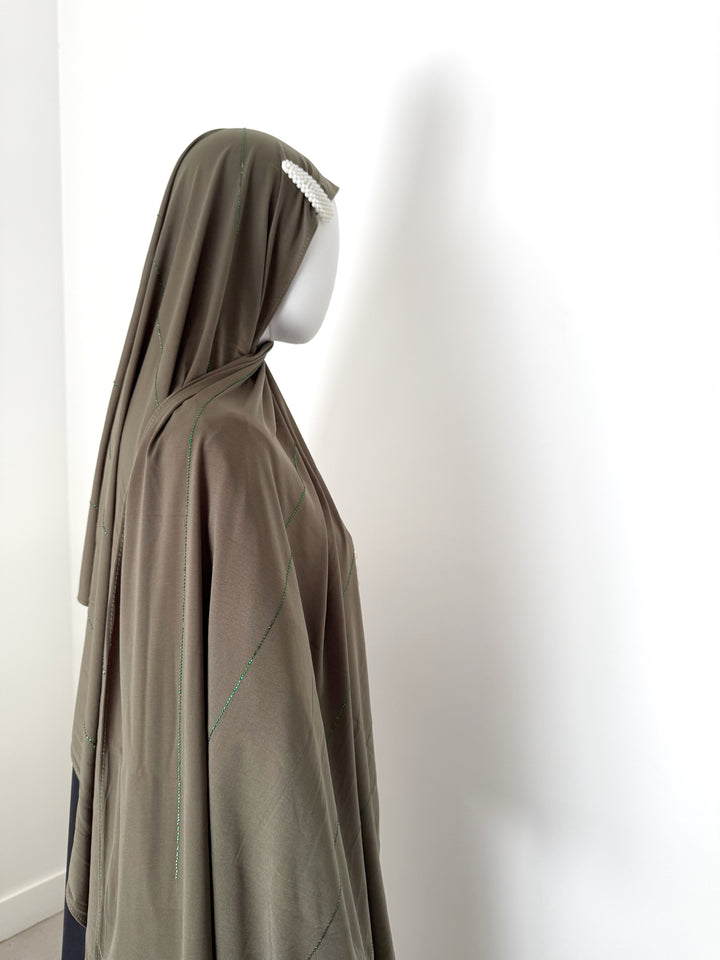 Hijab Jersey Premium Luxe Strass