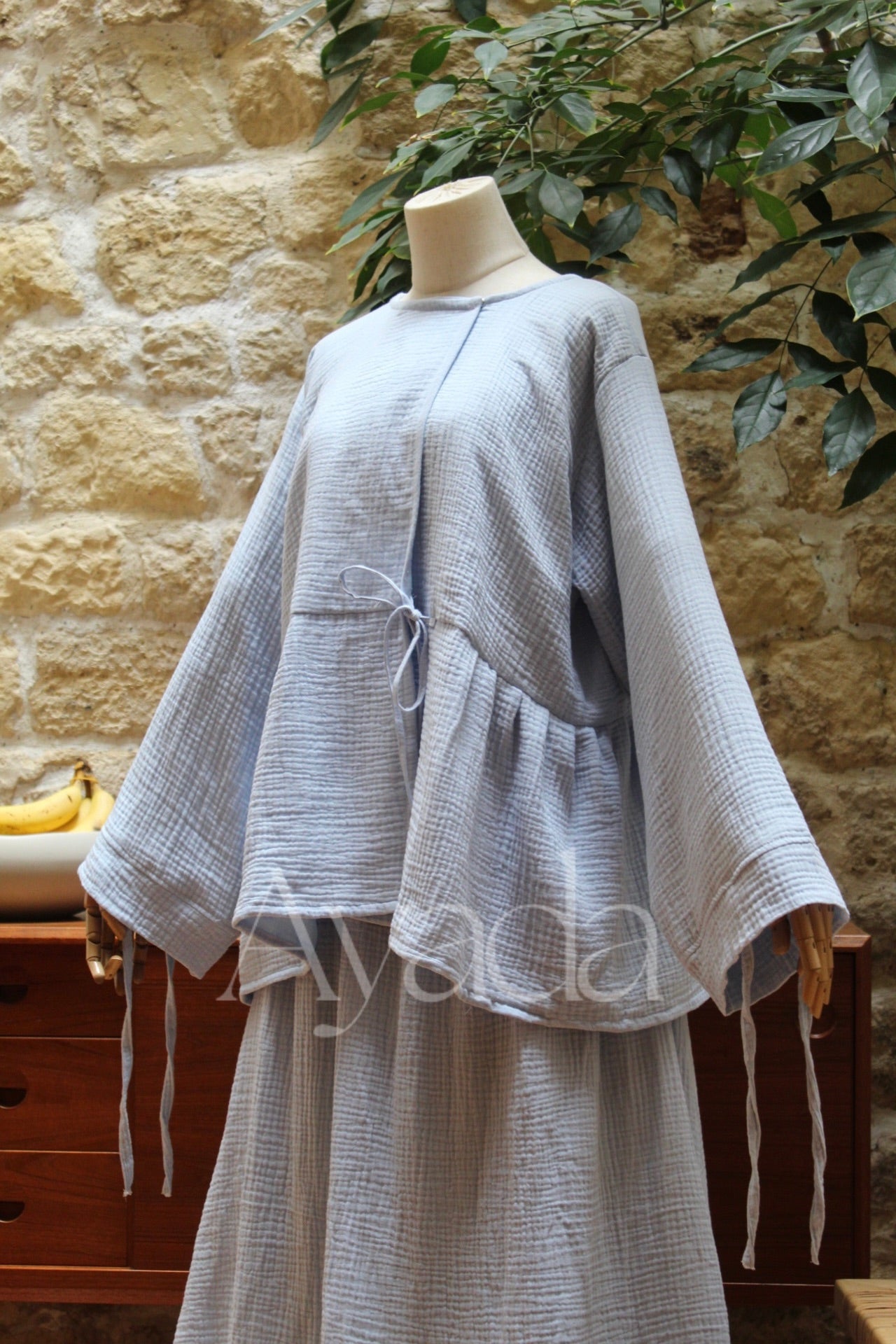 Kimono Hana Cotton gauze